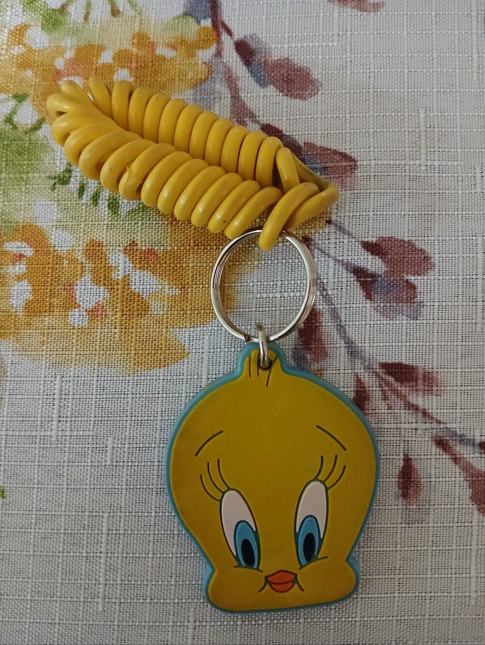 Yellow Tweety Bird Keychain
